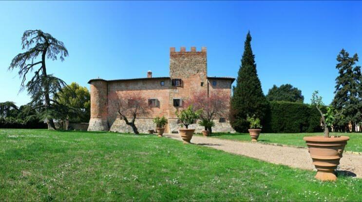 Отель Castello Di Tavolese Чертальдо Экстерьер фото